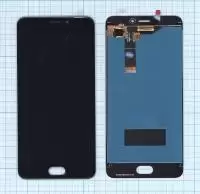 Дисплей (экран в сборе) для телефона Meizu M6, черный