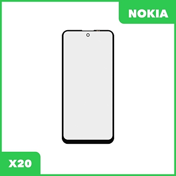Стекло для переклейки дисплея Nokia X20 (TA-1341), черный
